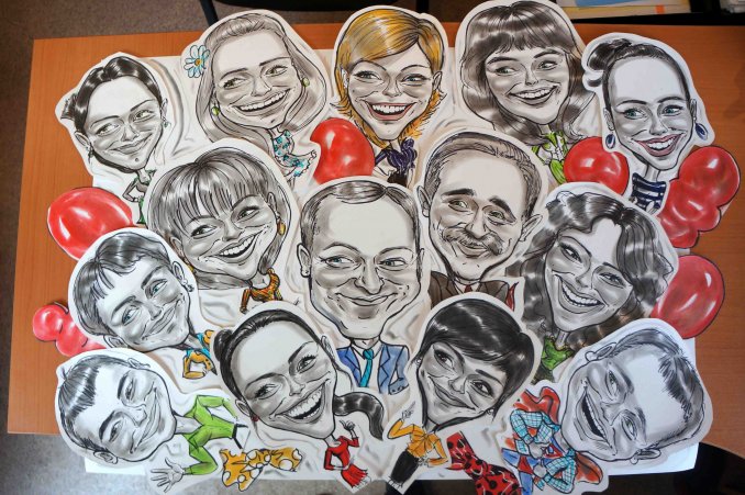 Художник-шаржист на новогодние корпоративы