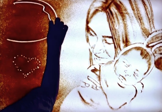 Песочная анимацию по истории жизни