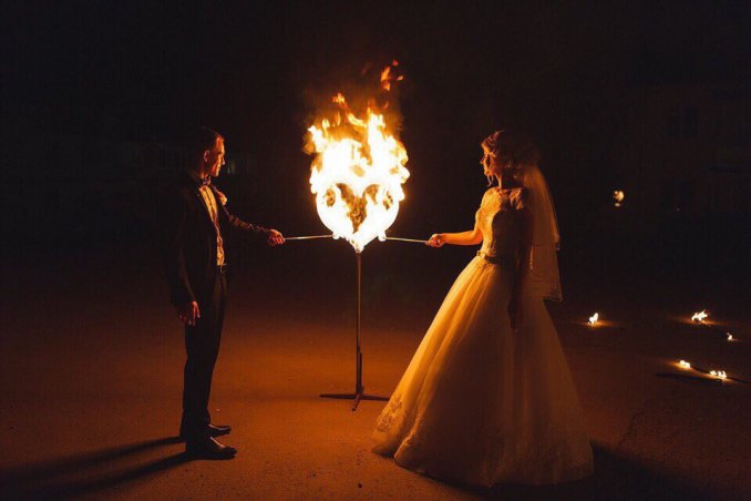 Огненное шоу на свадьбу