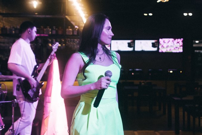 Выступление с кавер-группой "Corman band"