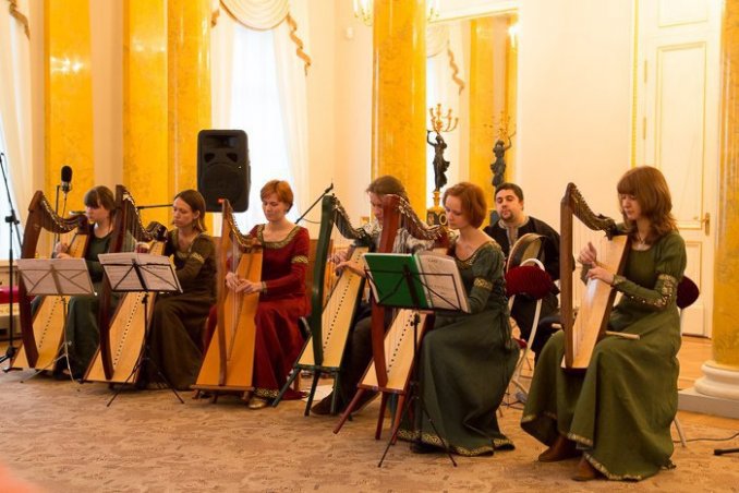 Moscow Harp Orchestra. Ансамбль кельтских арф.
