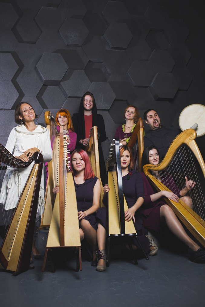 Moscow Harp Orchestra. Ансамбль кельтских арф.