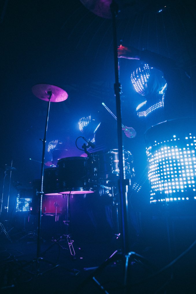LED шоу барабанщиков