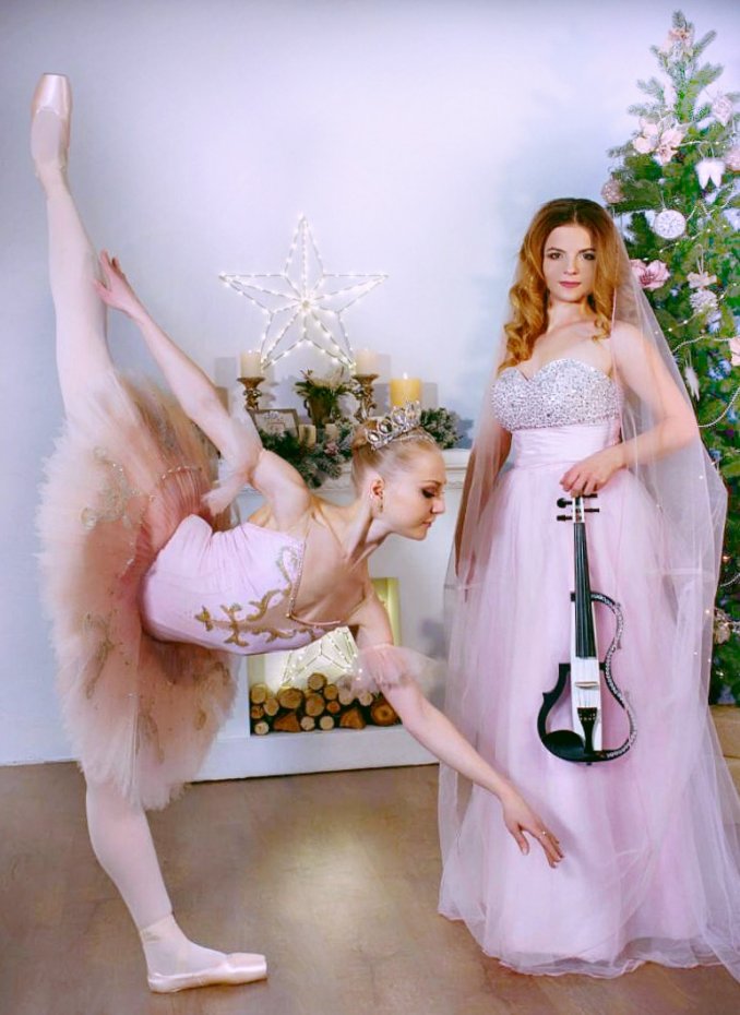 Elena Kostas - шоу скрипачка и балерина
