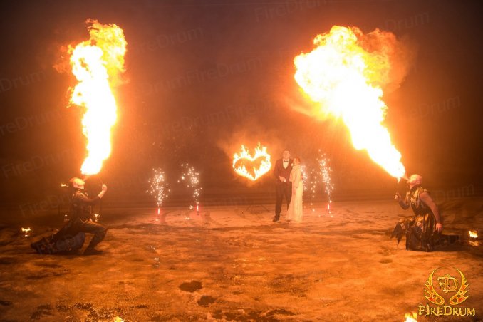 Огненное и световое шоу FireDrum в Самаре